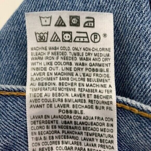 Levi's 505 Straight Fit Medium Wash Jeans Men's Size 38/30 - Picture 8 of 8